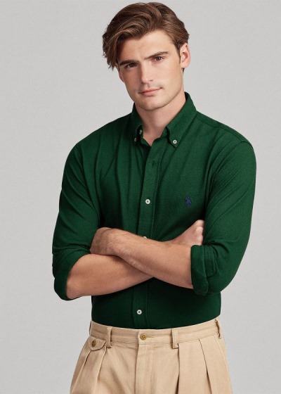 Men's Polo Ralph Lauren Featherweight Mesh Shirts | 975318LNM